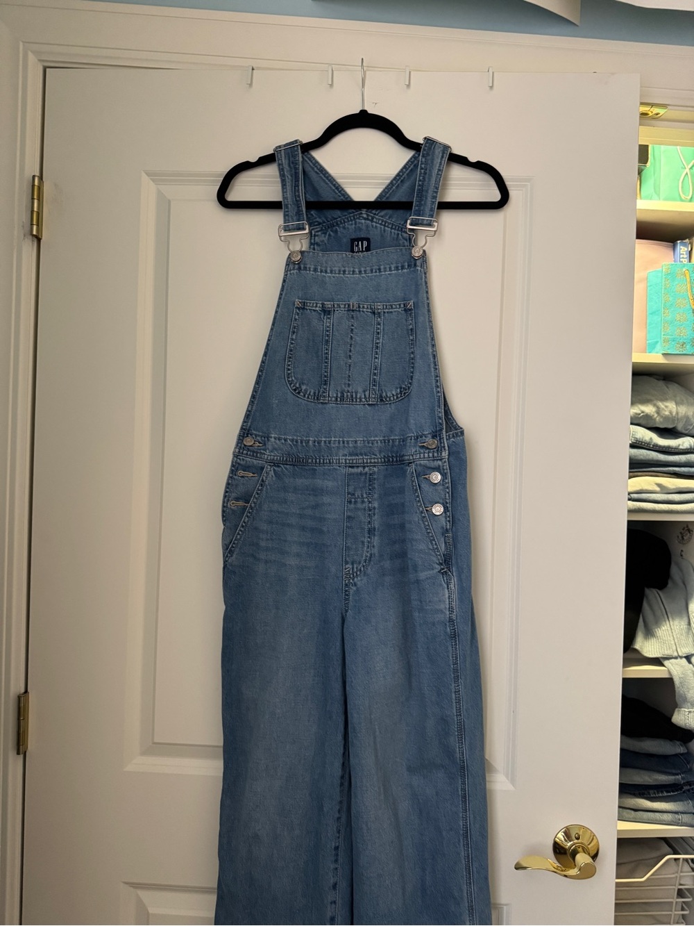 GAP Light Blue Denim Overalls
